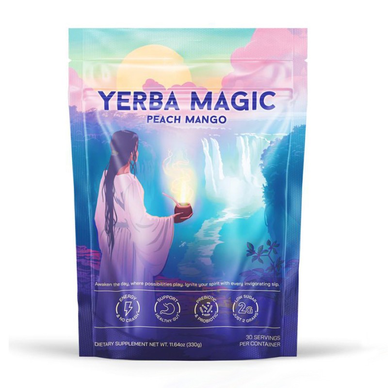 Yerba Mate Instant Tea Powder Factory - Conveniently Packaged in Bag for Adults