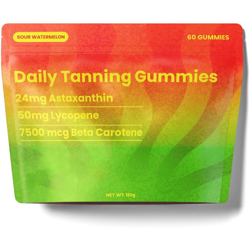 Daily Tanning Gummies Supplier - Natural Supplements for Children Glass Bottle
