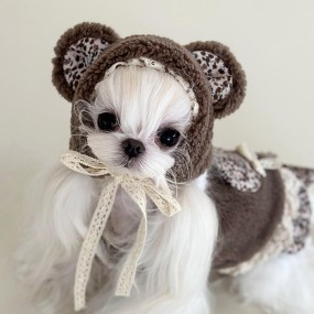 Puppy Hat Factory - OEM Bear Hat Lace Floral