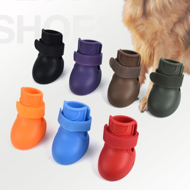 Pet Rain Boots Factory - OEM Silicone Anti Dirty Waterproof