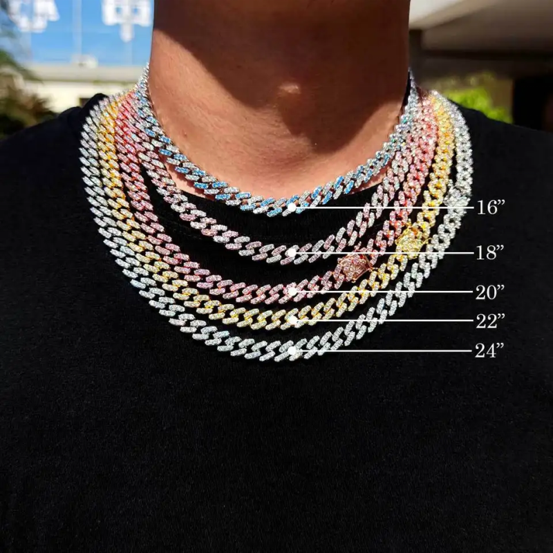 Necklace Manufacturer - OEM Full Iced Cuban Link