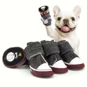 Dog Shoes Factory - OEM Fashion Canvas Non-slip