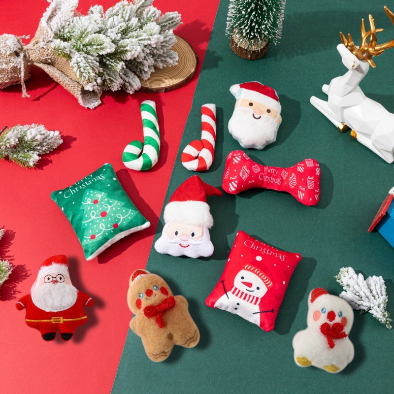 Pet Dog Toy Factory - OEM Durable Plush Squeaky Snowman