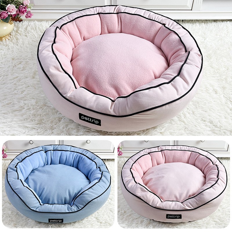 Pet Bed Factory - OEM Simple Style Plush Canvas
