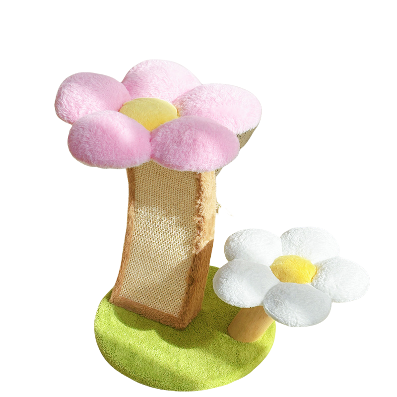 Cat Tree Manufacturer - OEM Flower Sisal Pillar Large