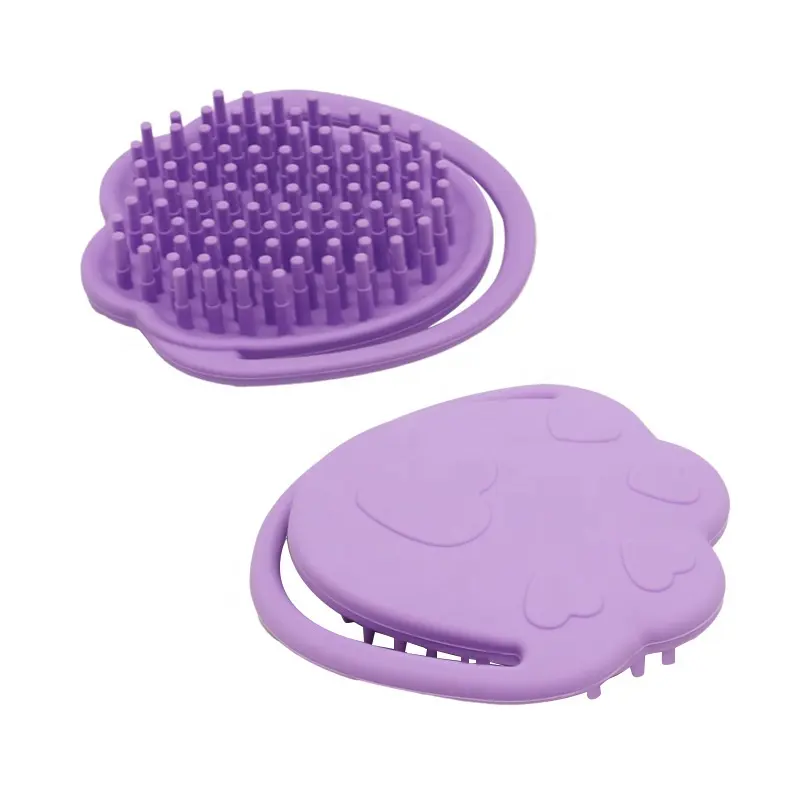 Shampoo Brush Supplier - Cleaning Pet Hair Shower Washing Massage Grooming