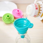 厨房漏斗厂家-耐热食品级可折叠油水