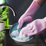 硅胶手套厂家-耐热可重复使用清洁厨房宠物
