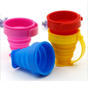 Silicone Mug Supplier - 600ML Foldable Travel Coffee Outdoor Drinking