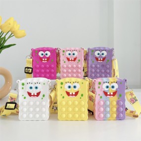 Cartoon Ducks Bag Supplier - Silicone Push Fidget Toy Decompression Storage