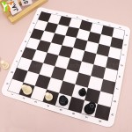 棋盘厂家-彩色刀PVC皮革民族布游戏