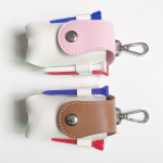 Golf Ball Pouch Supplier - Hot Style PU Leather Waist Bag Case Holder