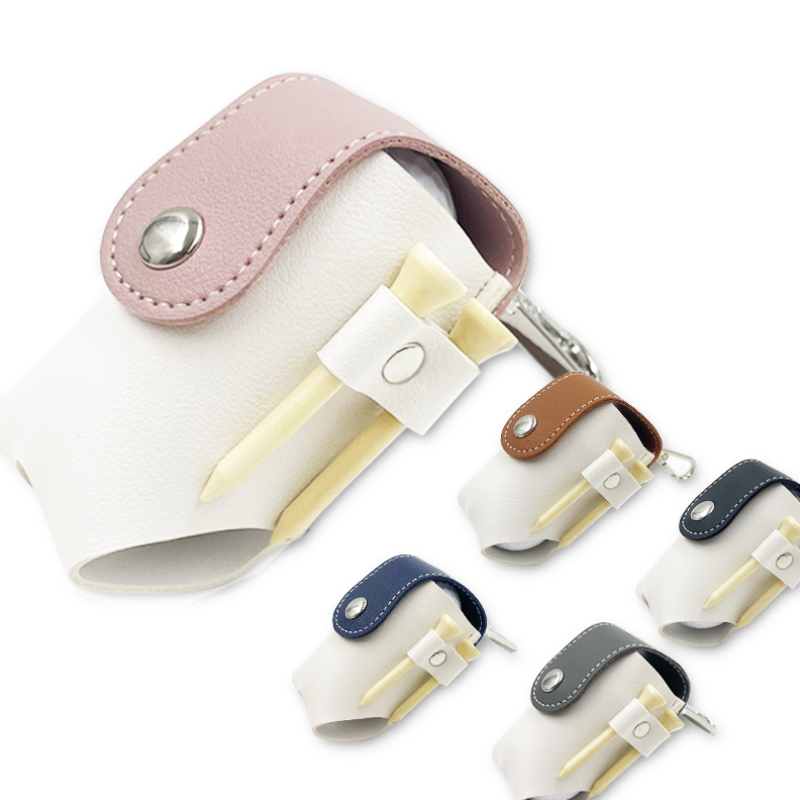 Golf Ball Pouch Supplier - Hot Style PU Leather Waist Bag Case Holder