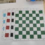 儿童象棋套装厂家-便携PU皮革42厘米比赛旗