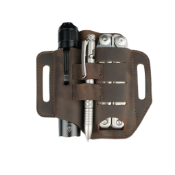 Multitools Sheath Supplier - Outdoor EDC Genuine Leather Belt Clip Holster