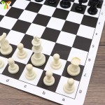 棋盘厂家-彩色刀PVC皮革民族布游戏