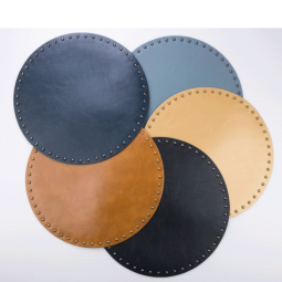 Table Placemat Manufacturer - Factory Stock Round Heat Insulation Metal Button
