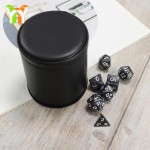 骰子杯供应商-便携皮革盒摇器KTV派对娱乐