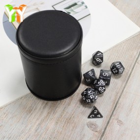 Dice Cup Supplier - Portable Leather Box Shaker KTV Party Entertainment