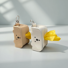 Pet Waste Bag Organizer Manufacturer - PU Portable Poop Bag Holder Garbage