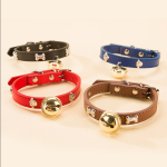 PU Pet Collar Supplier - Wholesale Fashionable High Quality Anti-lost Decoration