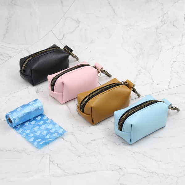 Pet Waste Bag Dispenser Factory - Hand Made PU Leather Fast Delivery Dog
