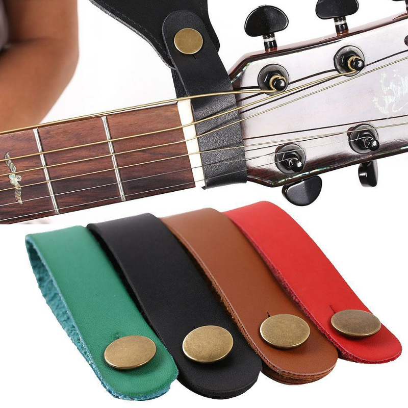 Guitar Strap Holder Factory - Durable PU Leather Neck Headstock Bass