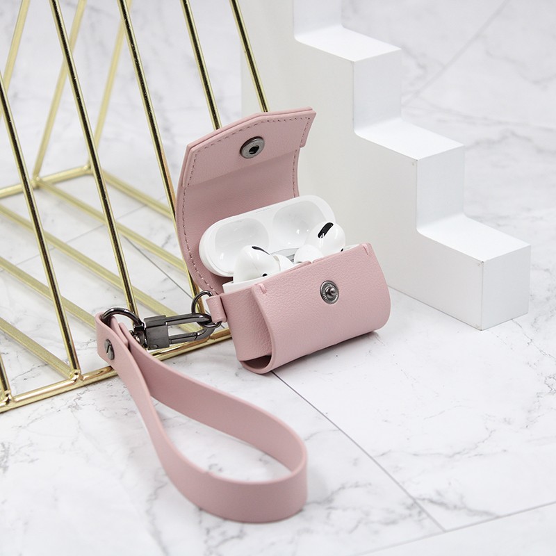 Earphone Case Supplier - Shockproof PU Leather Protective Cover Custom Logo