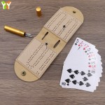 克里比奇记分板厂家-便携耐用PU皮革纸牌游戏