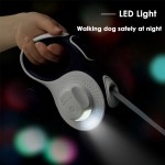 Retractable Leash Supplier - 5m 8m Training Nylon Rope Flashlight