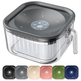 Slow Drinking Bowl Factory - New Arrival 2.5L Transparent Anti Slip