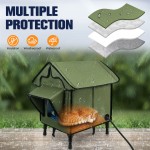 Cat House Factory - Insulated Elevated Waterproof Heated Outdoor Shelter