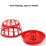 Poultry Feeder Supplier - Cage Plastic Grower Trough Farms Equipment