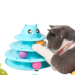 Cat Toy Supplier - 3 Layers Towers Tracks Roller Balls Interactive