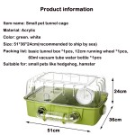 Hamster Cage Factory - Small Animals Home Tube Tunnel Wheel DIY Acrylic