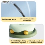 Cat Puzzle Feeder Supplier - Kitty Spring Treat Ball Slow Feeder Turntable