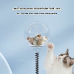 Cat Puzzle Feeder Supplier - Kitty Spring Treat Ball Slow Feeder Turntable