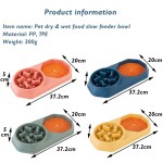 Slow Feeder Bowl Factory - Healthy Design Plastic 2 in 1 Bloat Stop