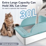 Cat Litter Box Manufacturer - Anti-Urine Leakage XL High Sides Enclosed