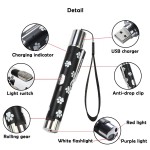 宠物激光玩具供应商-5种可调模式追逐逗棒USB