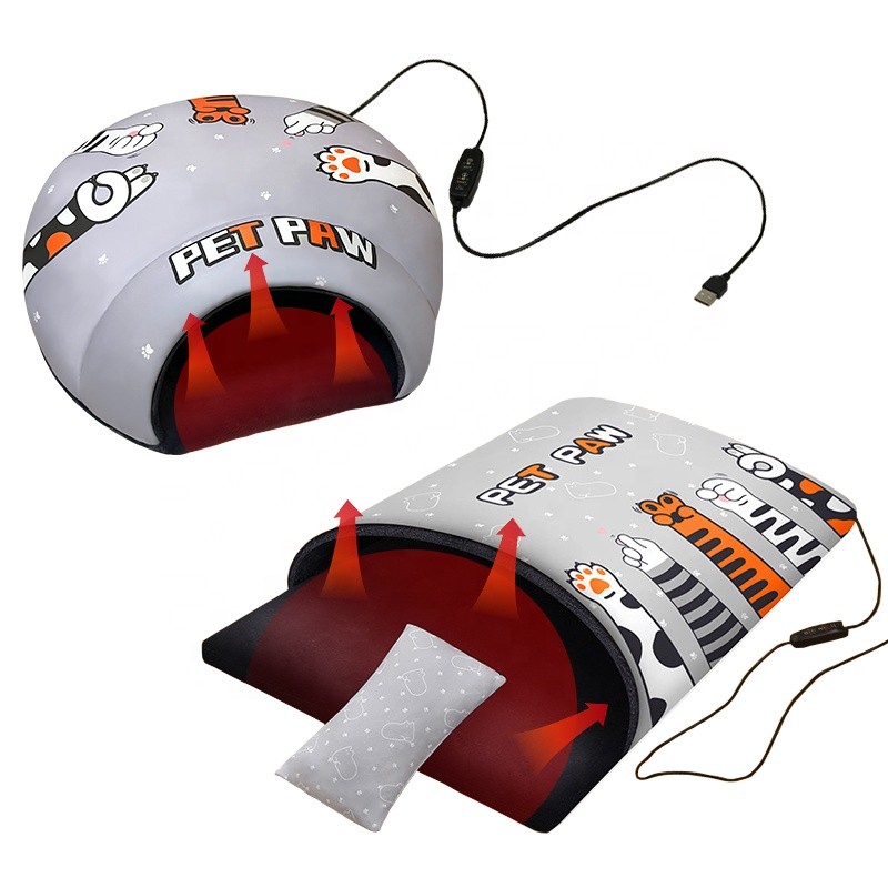 Heated Pet Bed Factory - 2023 Custom USB Charged Plush Kennel Nest