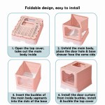 Cat Litter Box Factory - Drawer Type Enclosed Top Entry Foldable