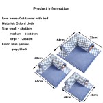 Cat Cave Bed Manufacturer - Cute L Shape Tunnel Playground Soft Plush Washable