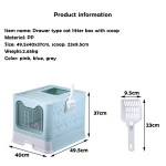 Cat Litter Box Factory - Drawer Type Enclosed Top Entry Foldable