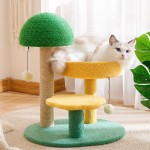 Cat Climbing Tree Manufacturer - Plush Fleece Cactus Dangling Ball Toy