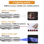 Laser Pointer Toy Supplier - Interactive 5 Switchable Patterns USB Charging