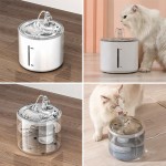Pet Drinking Fountain Supplier - 2.6L Automatic Circulation Smart Stainless