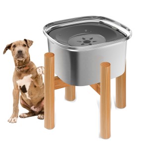 Raised Dog Bowl Manufacturer - 2024 New 3L Stainless Steel Feeder Holder
