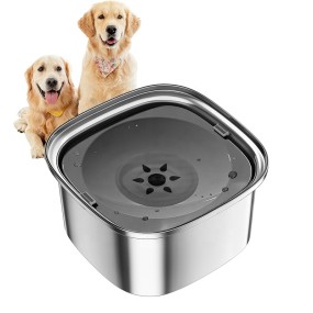 Travel Water Bowl Manufacturer - Vehicle Carried 3L No Spill Stainless Steel