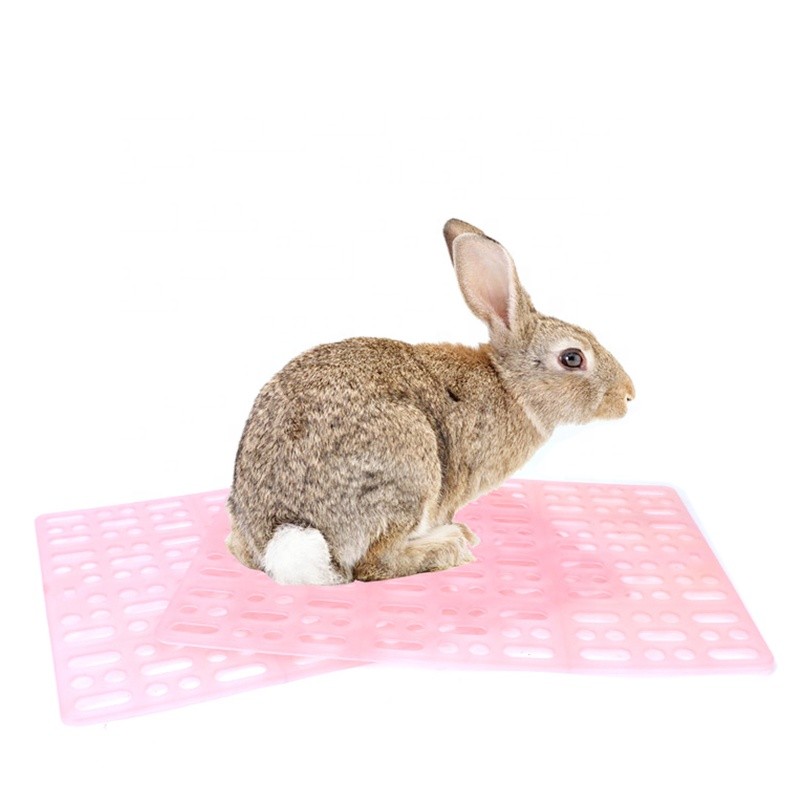 Small Animal Mat Factory - Thick Plastic Cage Hole Anti-bite Rabbit Pad